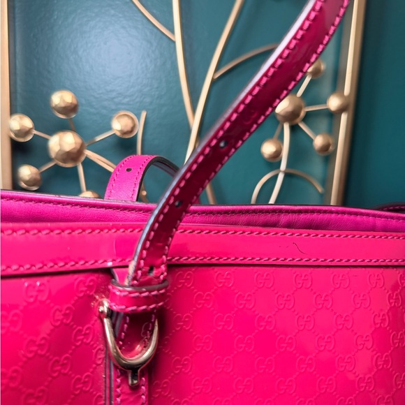 Gucci Micro guccissima hot pink patent leather - Picture 3 of 14